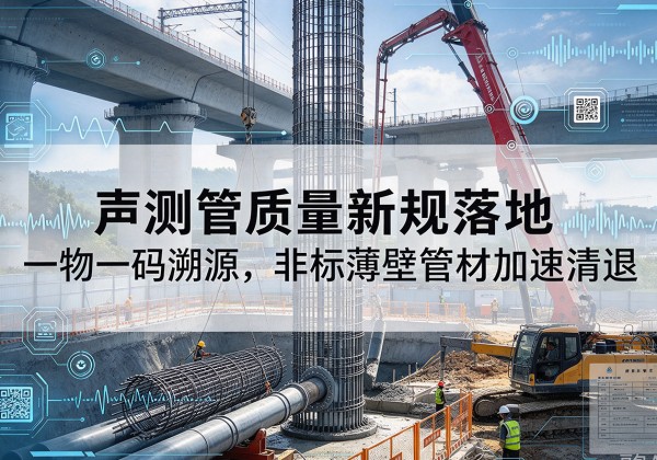 睢阳声测管质量新规落地，一物一码溯源，非标薄壁管材加速清退